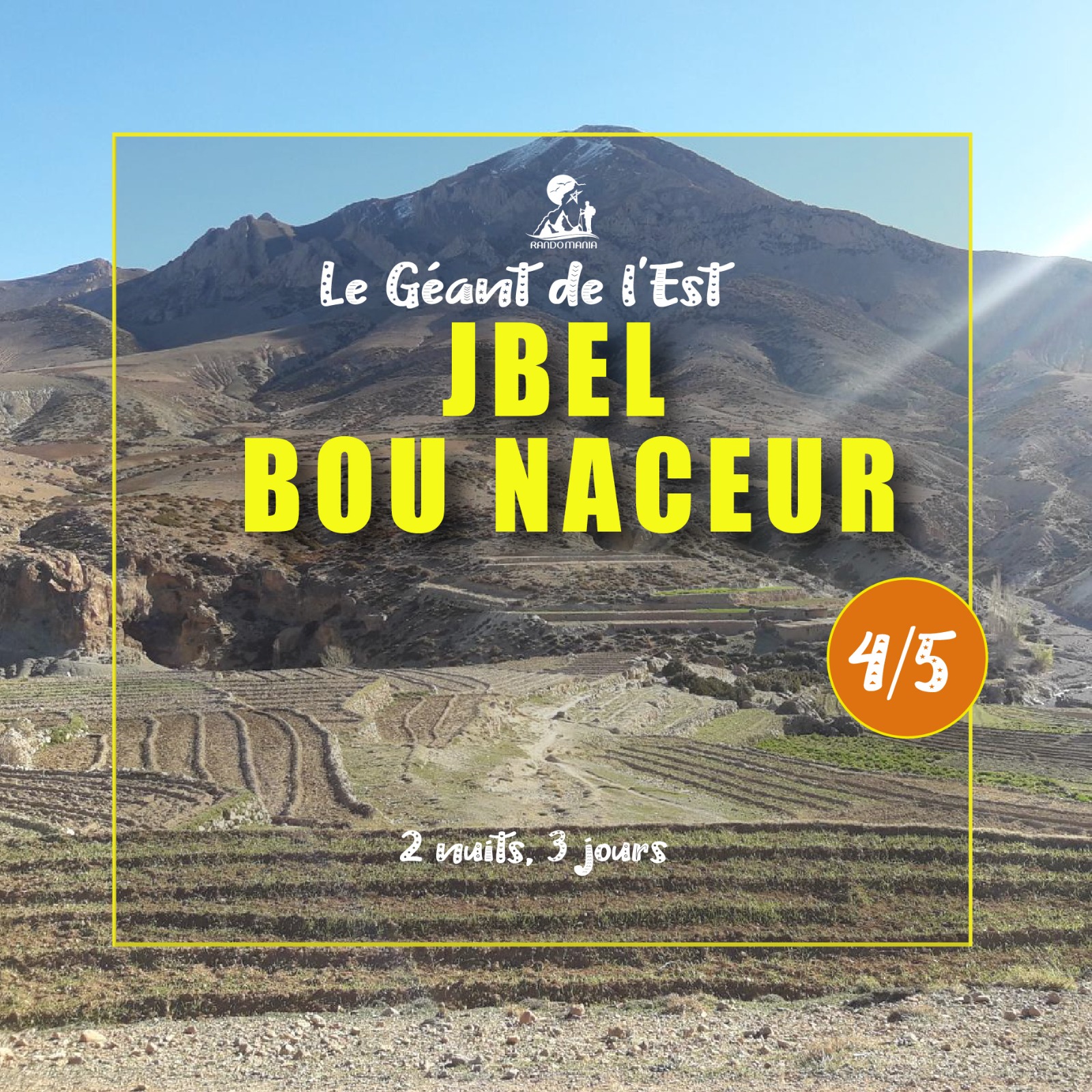 Ascension Mont Bou Naceur 3 356  M