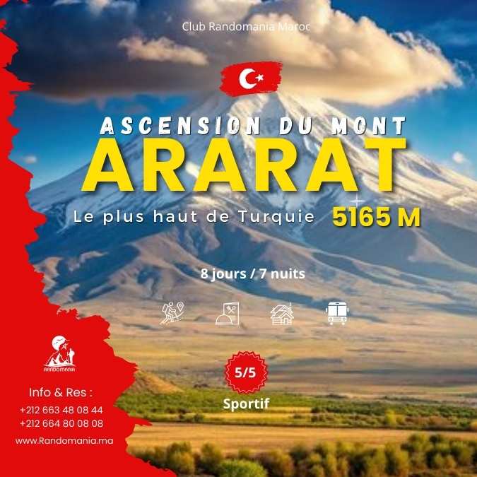 Ascension du Mont Ararat (5165m) Turquie.